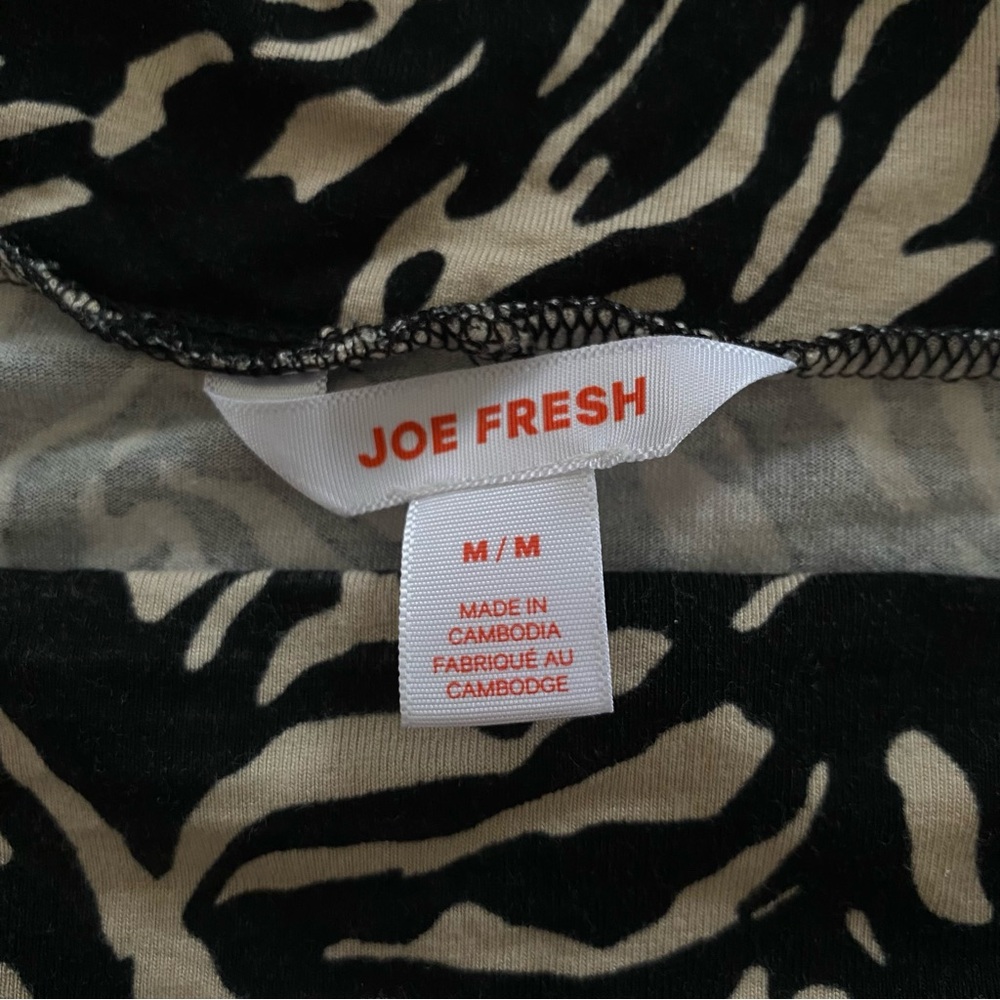 Joe Fresh Black and Cream A-Line Skirt - Picture 3 of 3